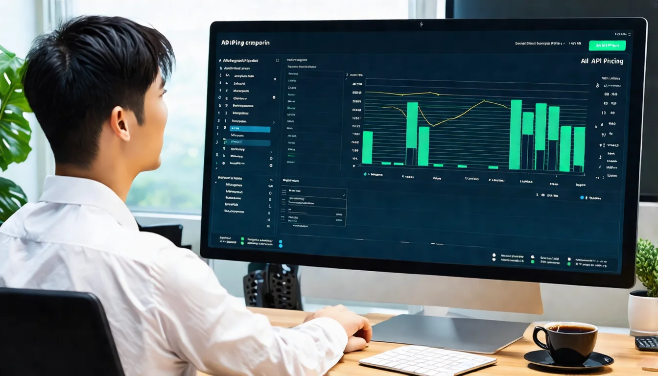 Technical lead comparing three AI API pricing dashboards