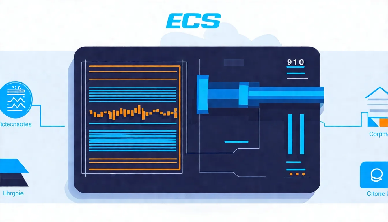 插圖 4：ECS 監控儀表板