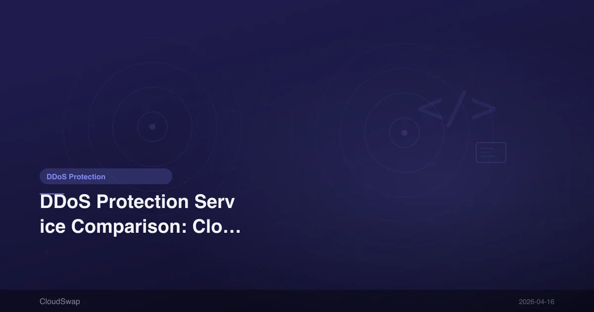 DDoS Protection Service Comparison: Cloudflare, Chunghwa Telecom, AWS Shield Complete Review (2025)