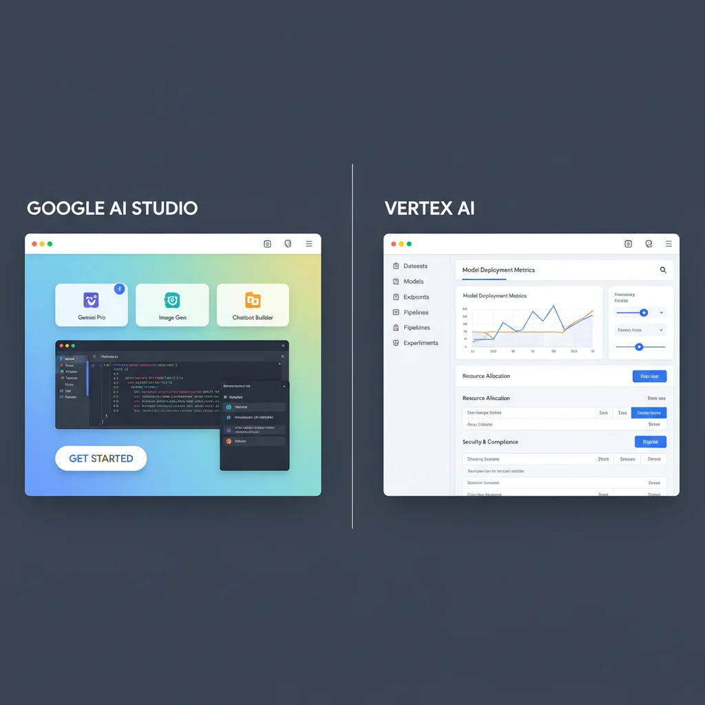 Google AI Studio vs Vertex AI Comparison
