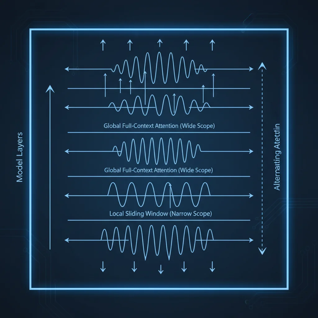 Gemma 4 Attention Mechanism Visualization