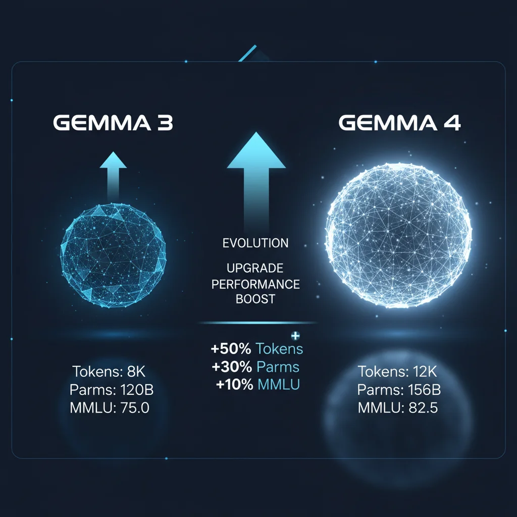 Gemma 3 to Gemma 4 Evolution
