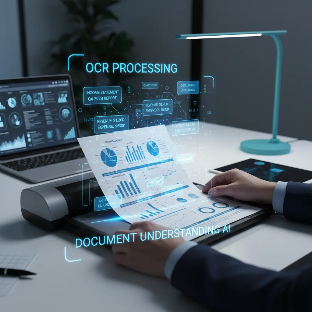 AI performing document OCR and chart understanding