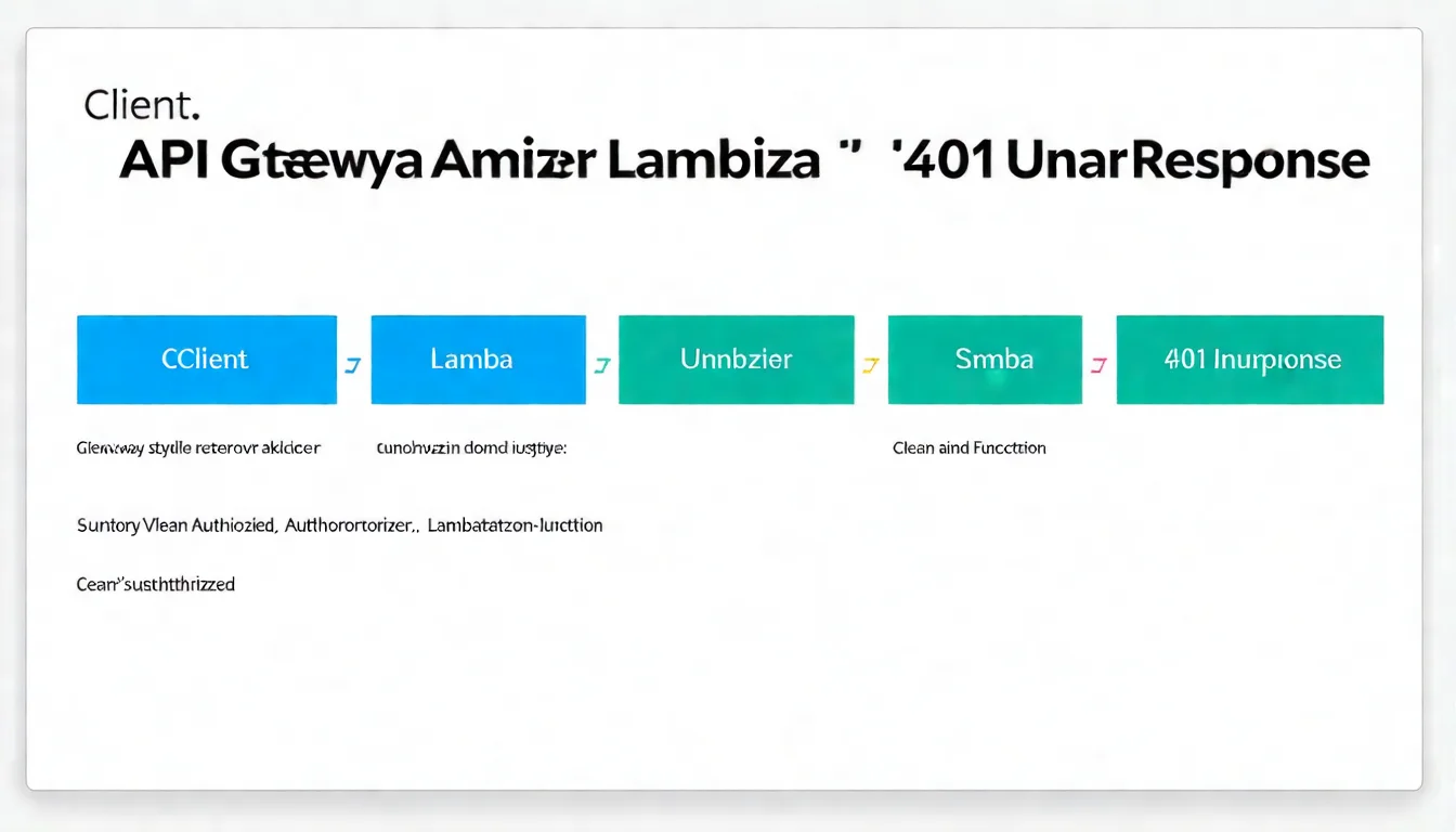 Illustration 2: Lambda Authorizer Authentication Flow Diagram