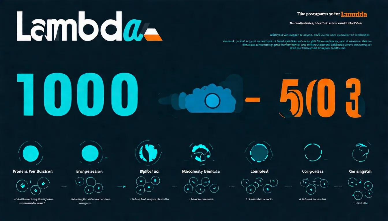 Illustration 2: Lambda Concurrency Limit and Throttling Diagram
